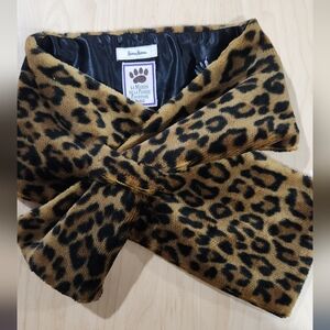 VINTAGE Neiman Marcus La Maison De La Fausse Fourrure Paris SCARF/ Stole